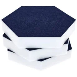 t.akustik Hexagon Melamine Dark Blue 50