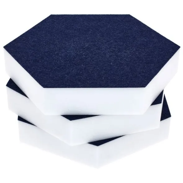 t.akustik Hexagon Melamine Dark Blue 50