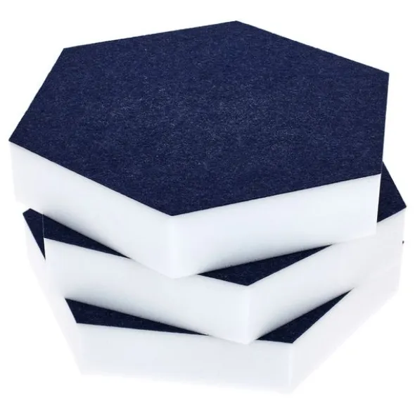 t.akustik Hexagon Melamine Dark Blue 50