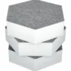 t.akustik Hexagon Melamine Grey 75