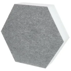 t.akustik Hexagon Melamine Grey 75