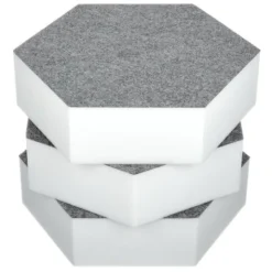 t.akustik Hexagon Melamine Grey 75
