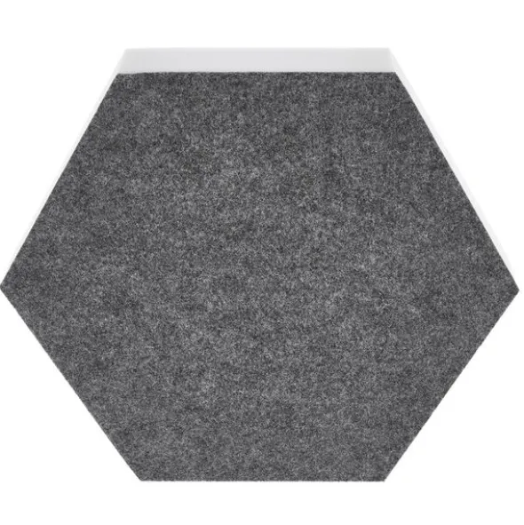 t.akustik Hexagon Melamine Grey 50