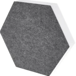 t.akustik Hexagon Melamine Grey 50