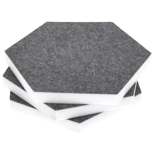 t.akustik Hexagon Melamine Grey 25