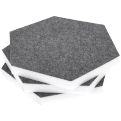 t.akustik Hexagon Melamine Grey 25