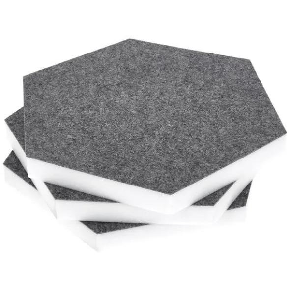 t.akustik Hexagon Melamine Grey 25
