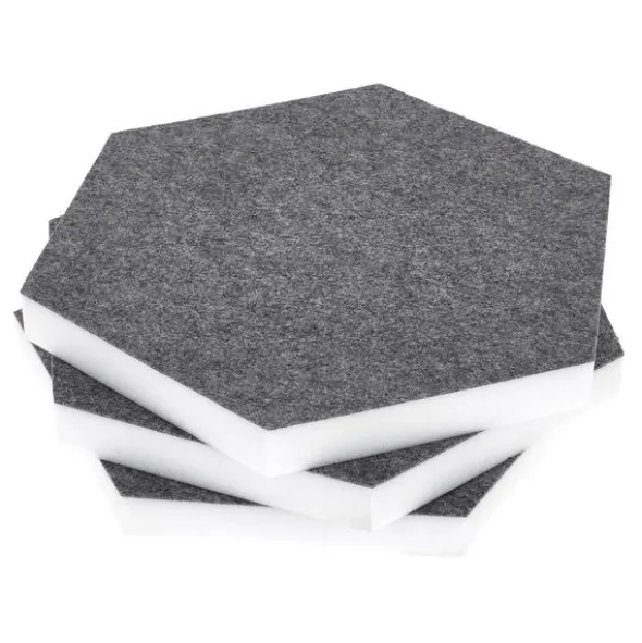 t.akustik Hexagon Melamine Grey 25