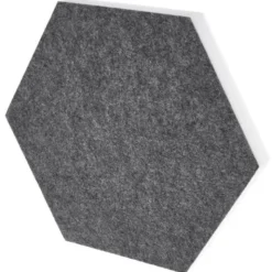 t.akustik Hexagon Melamine Grey 25