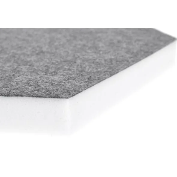 t.akustik Hexagon Melamine Grey 25