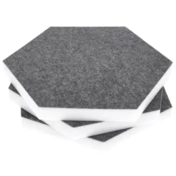 t.akustik Hexagon Melamine Grey 25