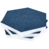 t.akustik Hexagon Melamine Light Blue 25