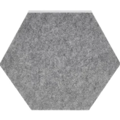 t.akustik Hexagon Melamine Light Grey 25