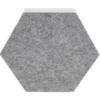 t.akustik Hexagon Melamine Light Grey 50