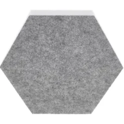 t.akustik Hexagon Melamine Light Grey 50