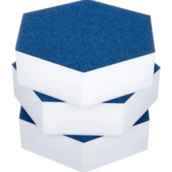 t.akustik Hexagon Melamine Light Blue 75