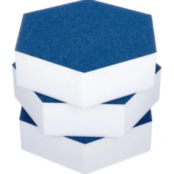 t.akustik Hexagon Melamine Light Blue 75