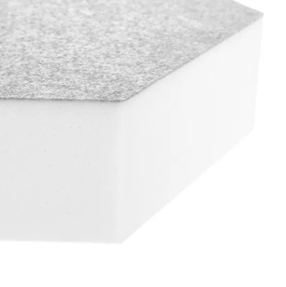 t.akustik Hexagon Melamine Light Grey 75