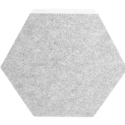 t.akustik Hexagon Melamine Light Grey 75