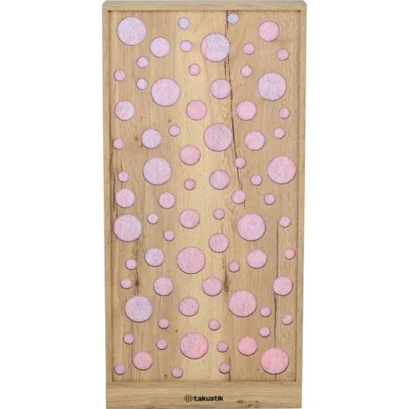 t.akustik LED Absorber 120 Circle Oak