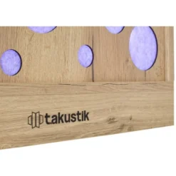 t.akustik LED Absorber 120 Circle Oak