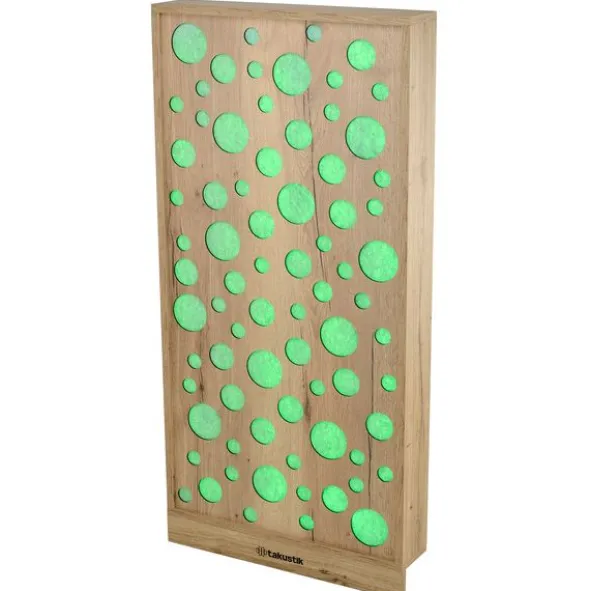 t.akustik LED Absorber 120 Circle Oak