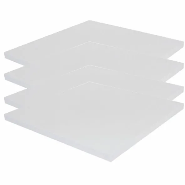 t.akustik Melamine 50 100/100 WH 4pcs