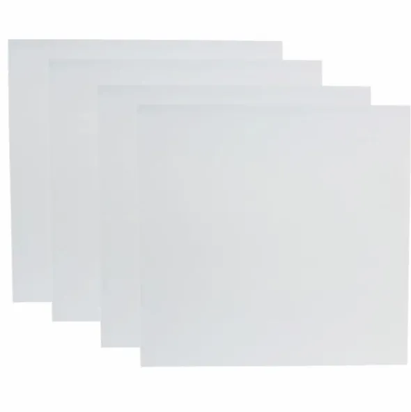 t.akustik Melamine 50 100/100 WH 4pcs
