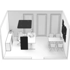 t.akustik Office Set Single BK