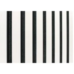 t.akustik Stripe Absorber 120 White Wood