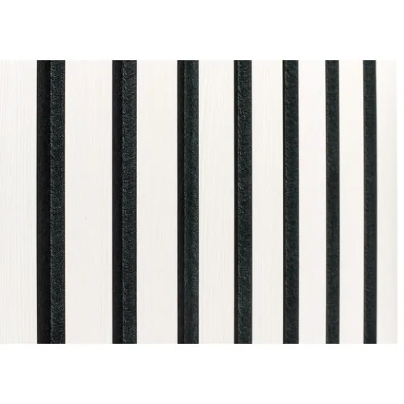 t.akustik Stripe Absorber 120 White Wood