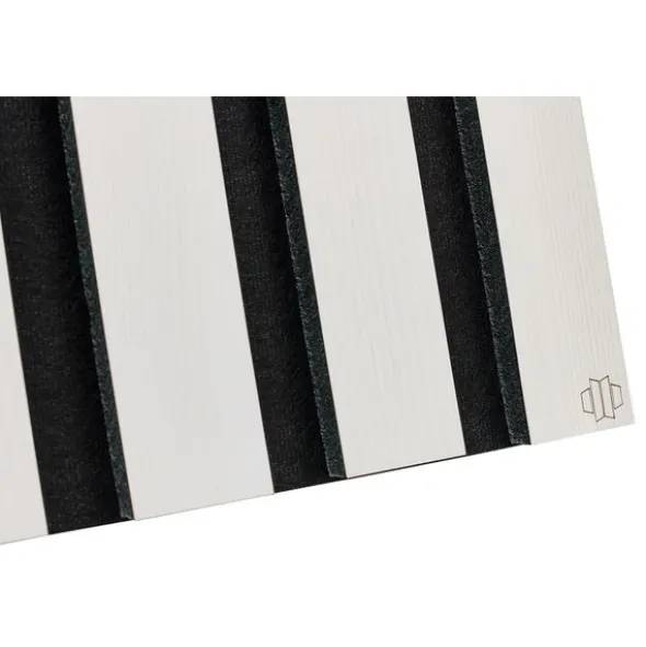 t.akustik Stripe Absorber 120 White Wood