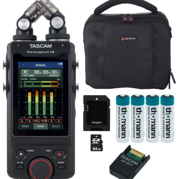 Tascam Portacapture X8 Mobile Bundle