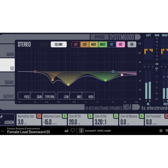 tc electronic MD4 HD Hi-Res Multiband Dynam.