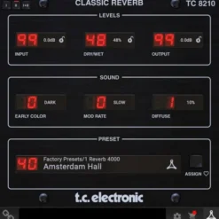tc electronic TC 8210 Classic Mixing Reverb