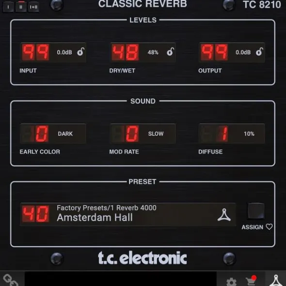 tc electronic TC 8210 Classic Mixing Reverb