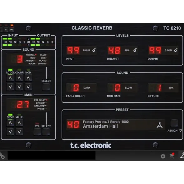 tc electronic TC 8210 Classic Mixing Reverb