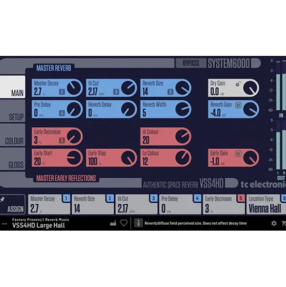 tc electronic VSS4 HD Authentic Space Reverb