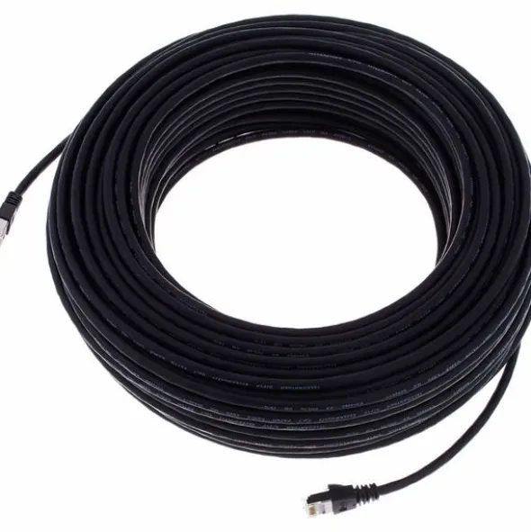 Telegärtner CAT6A Patchkabel 50m, sw