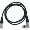 the sssnake SK233-1,5 angled XLR Patch FM