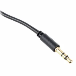 the sssnake Slim Line 3 Pin Jack 0,5m BK