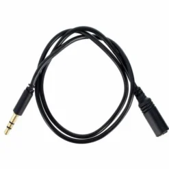 the sssnake Slim Line 3 Pin Jack 0,5m BK
