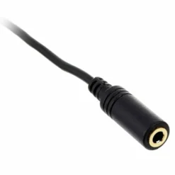 the sssnake Slim Line 4 Pin Jack 0,5m BK