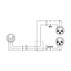 the sssnake Y-Cable FMM 1.6m