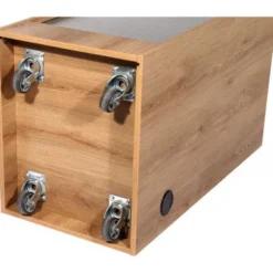Thon Studio L-Rack 17U Media oak