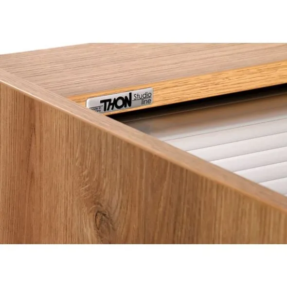 Thon Studio L-Rack 17U Media oak