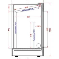 Thon Studio L-Rack 17U Media WH