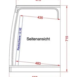 Thon Studio Rack 12U RSW