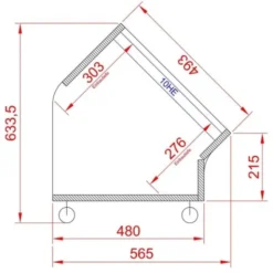 Thon Studio Side Rack 10U WH