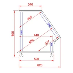 Thon Studio Side Rack XL 10U white